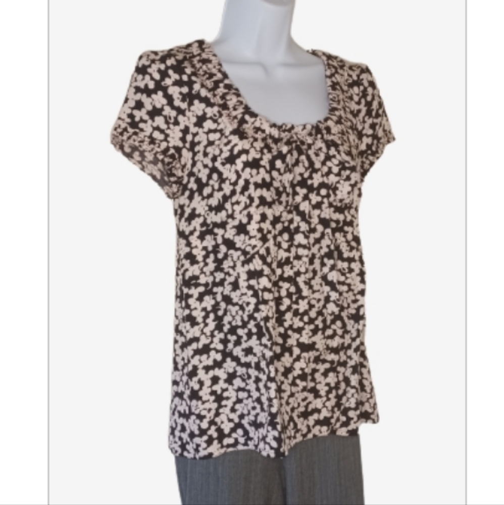 Marc Jacobs Floral Peasant Top, sz  4